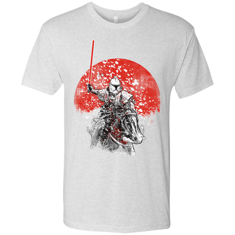 T-Shirts Heather White / S Samurai Trooper Men's Triblend T-Shirt