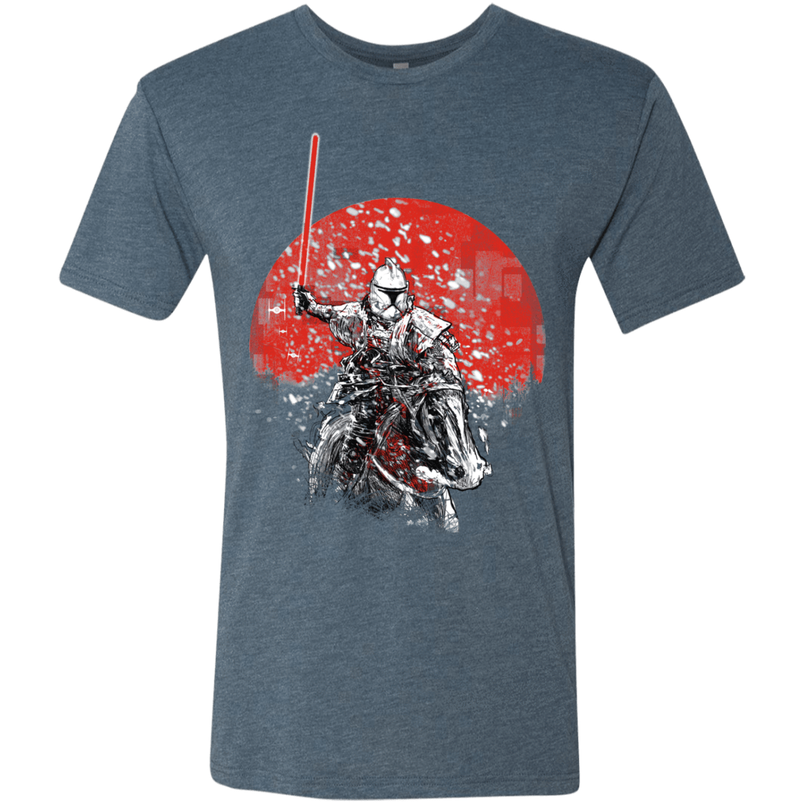T-Shirts Indigo / S Samurai Trooper Men's Triblend T-Shirt