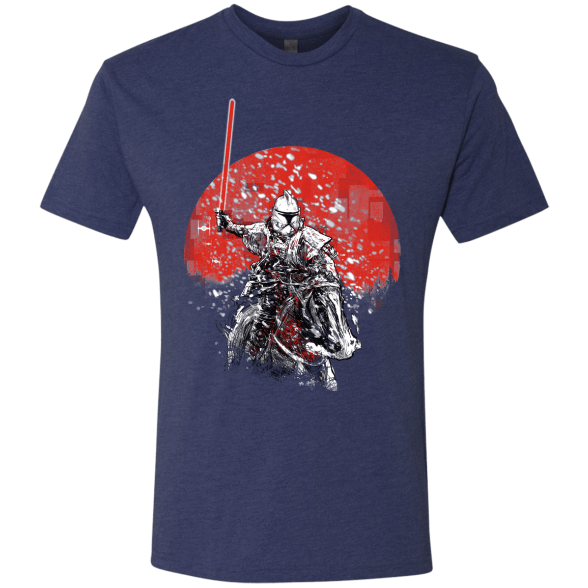 T-Shirts Vintage Navy / S Samurai Trooper Men's Triblend T-Shirt