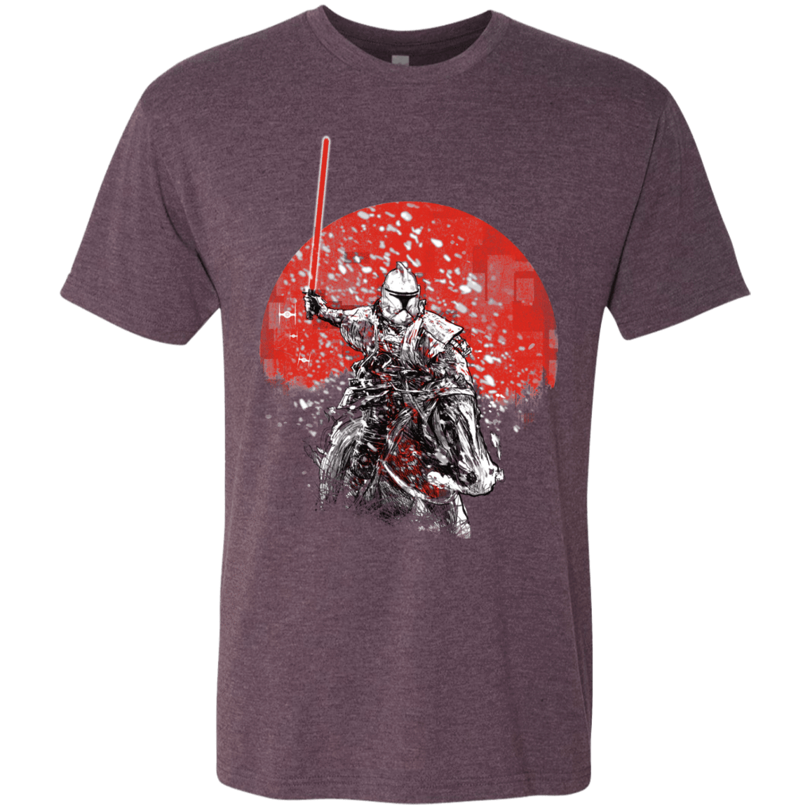 T-Shirts Vintage Purple / S Samurai Trooper Men's Triblend T-Shirt