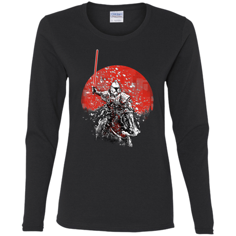 T-Shirts Black / S Samurai Trooper Women's Long Sleeve T-Shirt