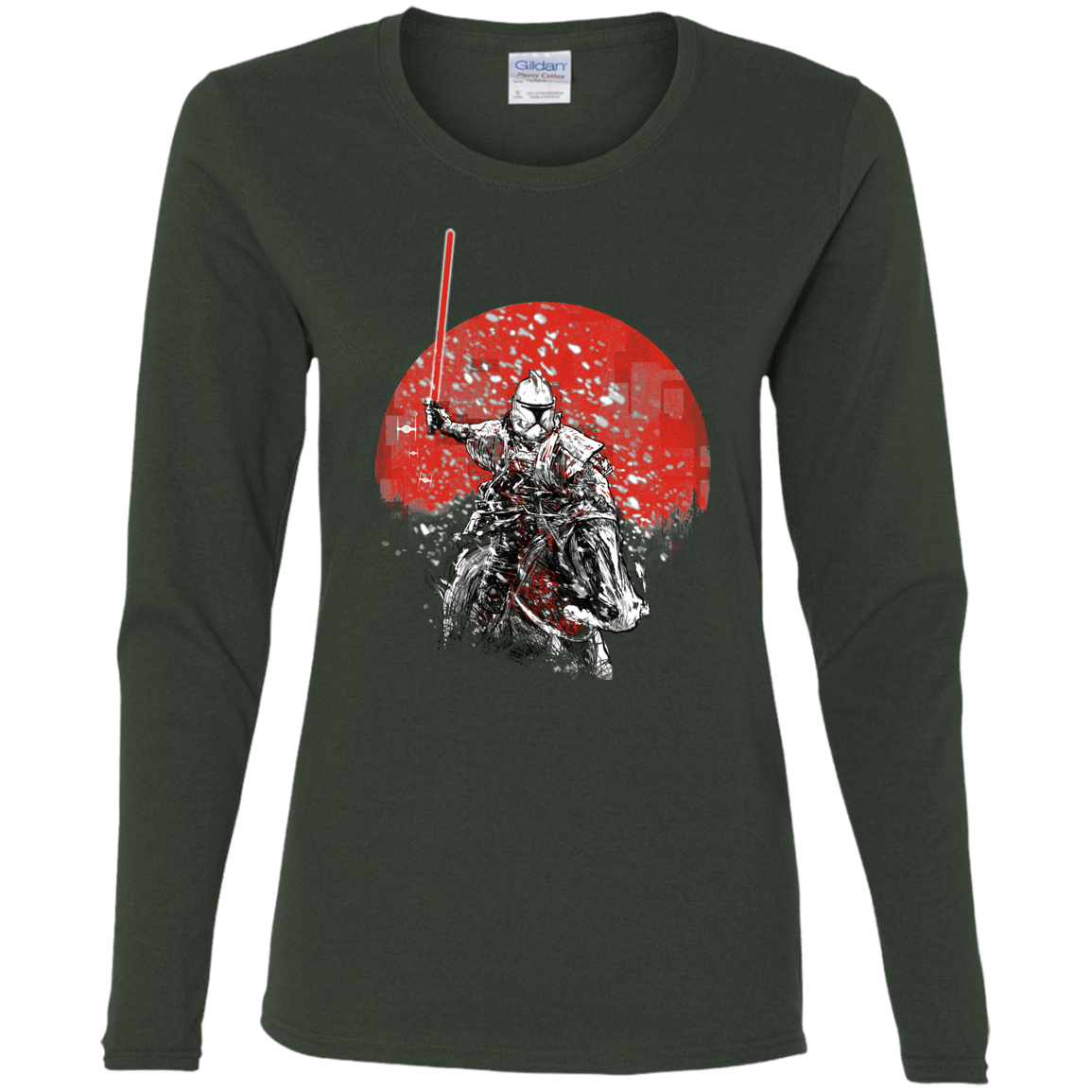 T-Shirts Forest / S Samurai Trooper Women's Long Sleeve T-Shirt