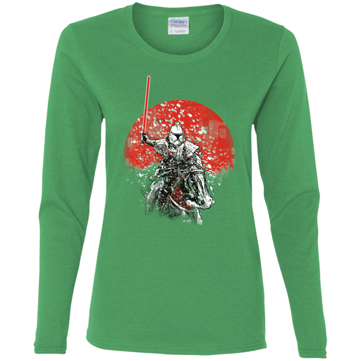 T-Shirts Irish Green / S Samurai Trooper Women's Long Sleeve T-Shirt