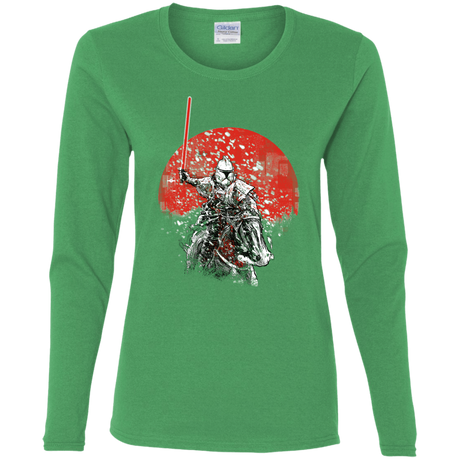 T-Shirts Irish Green / S Samurai Trooper Women's Long Sleeve T-Shirt
