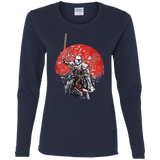T-Shirts Navy / S Samurai Trooper Women's Long Sleeve T-Shirt