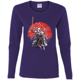 T-Shirts Purple / S Samurai Trooper Women's Long Sleeve T-Shirt