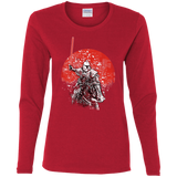 T-Shirts Red / S Samurai Trooper Women's Long Sleeve T-Shirt