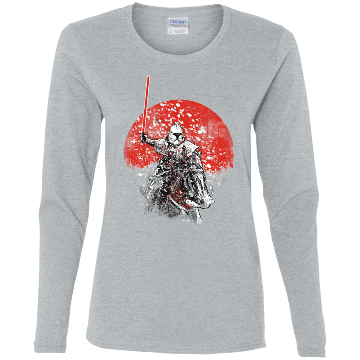 T-Shirts Sport Grey / S Samurai Trooper Women's Long Sleeve T-Shirt
