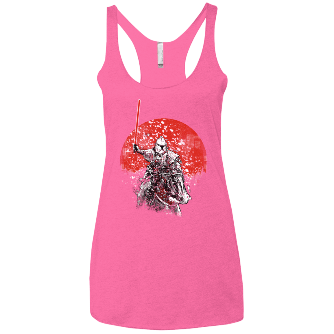 Samurai Trooper Women's Triblend Racerback Tank