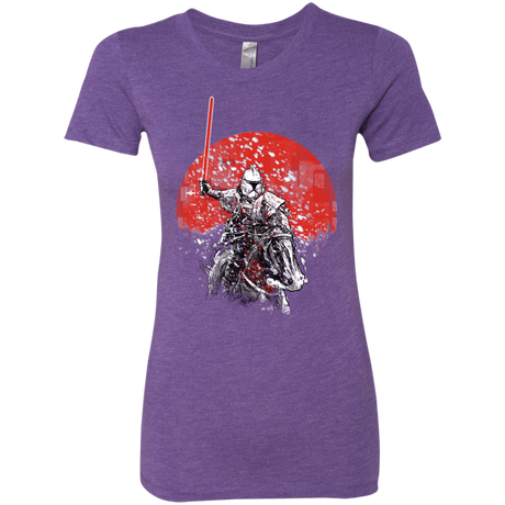 T-Shirts Purple Rush / S Samurai Trooper Women's Triblend T-Shirt