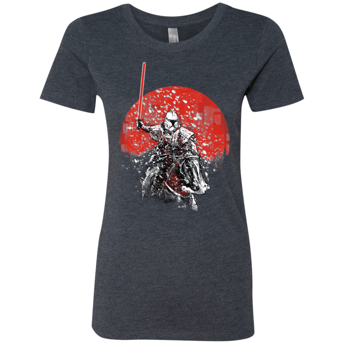 T-Shirts Vintage Navy / S Samurai Trooper Women's Triblend T-Shirt