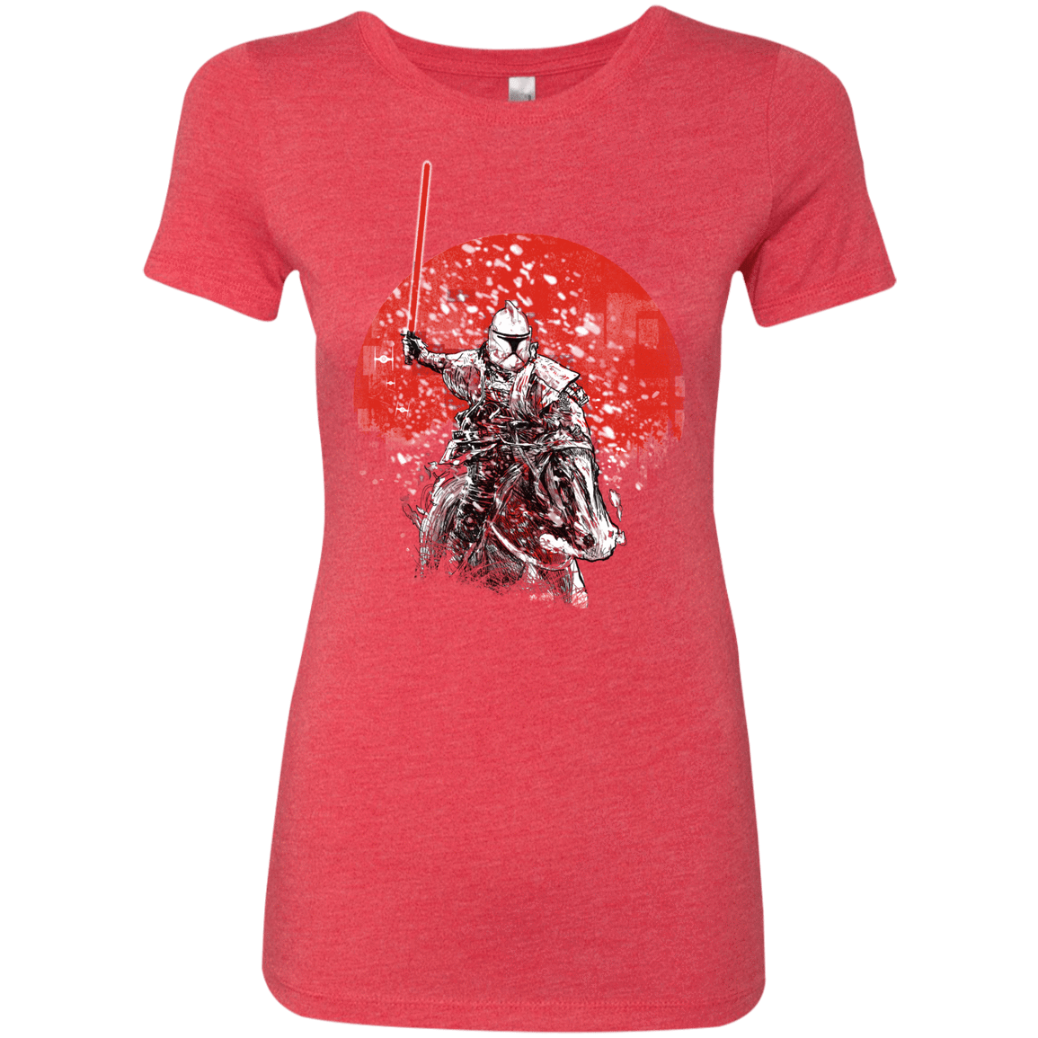 T-Shirts Vintage Red / S Samurai Trooper Women's Triblend T-Shirt