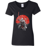 T-Shirts Black / S Samurai Trooper Women's V-Neck T-Shirt