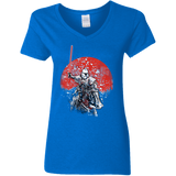 T-Shirts Royal / S Samurai Trooper Women's V-Neck T-Shirt