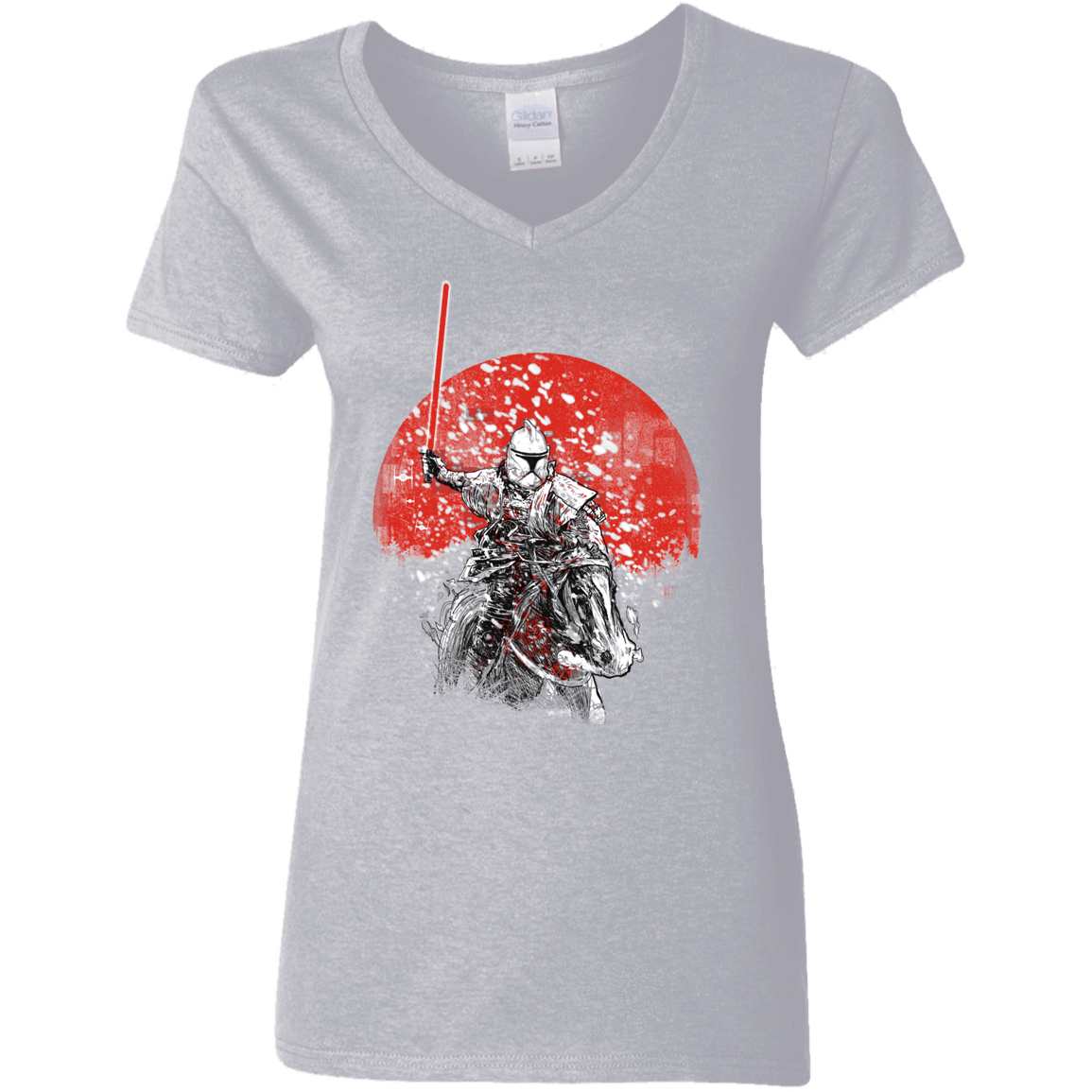 T-Shirts Sport Grey / S Samurai Trooper Women's V-Neck T-Shirt