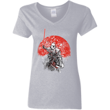 T-Shirts Sport Grey / S Samurai Trooper Women's V-Neck T-Shirt