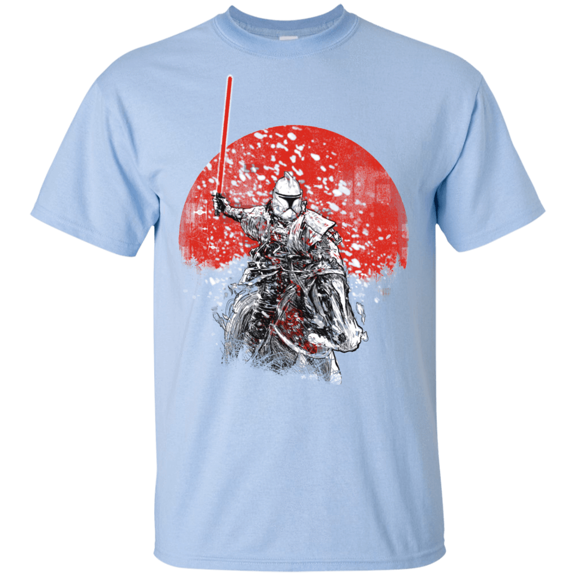 T-Shirts Light Blue / YXS Samurai Trooper Youth T-Shirt