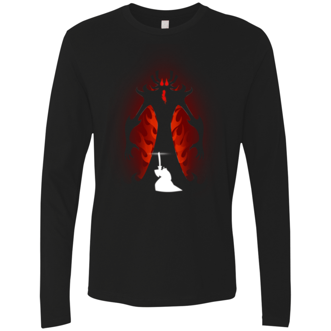 T-Shirts Black / Small Samurai vs Demon Men's Premium Long Sleeve
