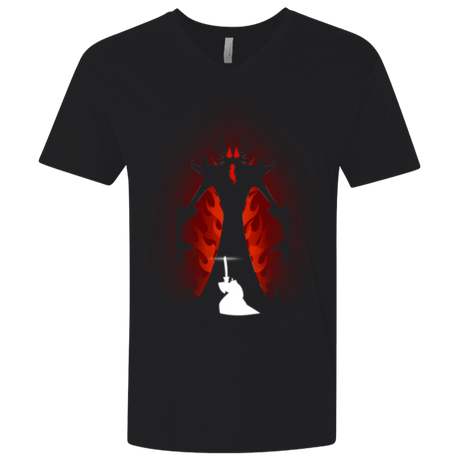 T-Shirts Black / X-Small Samurai vs Demon Men's Premium V-Neck