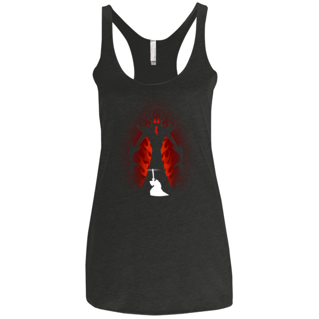 T-Shirts Vintage Black / X-Small Samurai vs Demon Women's Triblend Racerback Tank