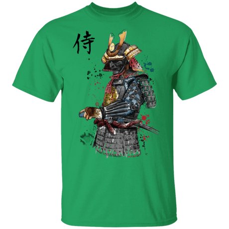 T-Shirts Irish Green / S Samurai Watercolor T-Shirt