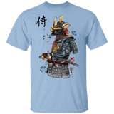 T-Shirts Light Blue / S Samurai Watercolor T-Shirt