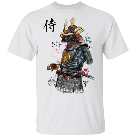 T-Shirts White / S Samurai Watercolor T-Shirt
