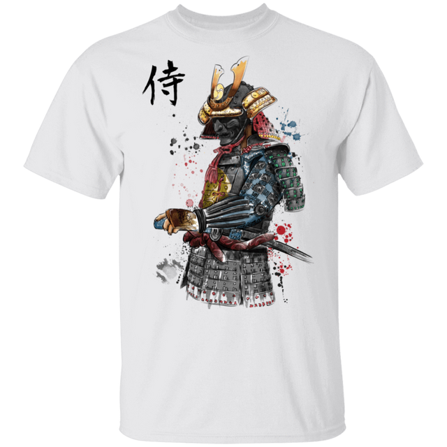 T-Shirts White / S Samurai Watercolor T-Shirt