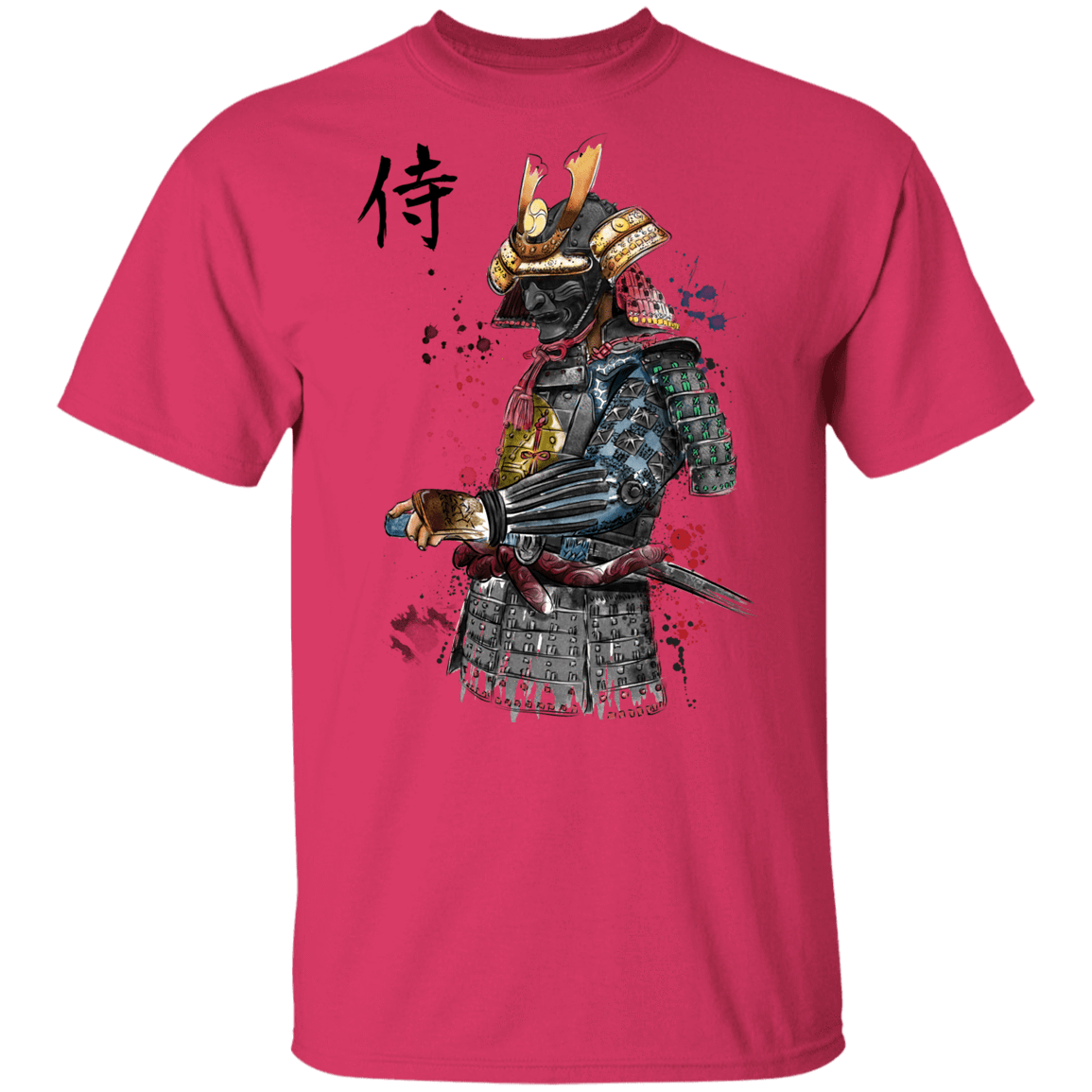 T-Shirts Heliconia / YXS Samurai Watercolor Youth T-Shirt