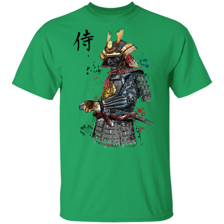 T-Shirts Irish Green / YXS Samurai Watercolor Youth T-Shirt