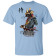 T-Shirts Light Blue / YXS Samurai Watercolor Youth T-Shirt