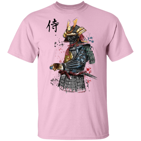 T-Shirts Light Pink / YXS Samurai Watercolor Youth T-Shirt