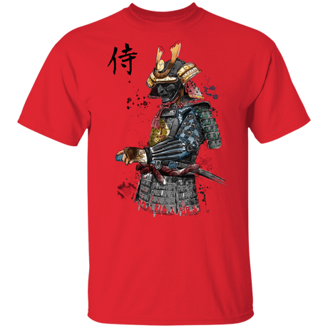 T-Shirts Red / YXS Samurai Watercolor Youth T-Shirt