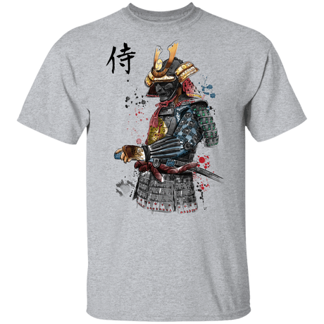 T-Shirts Sport Grey / YXS Samurai Watercolor Youth T-Shirt