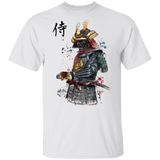 T-Shirts White / YXS Samurai Watercolor Youth T-Shirt