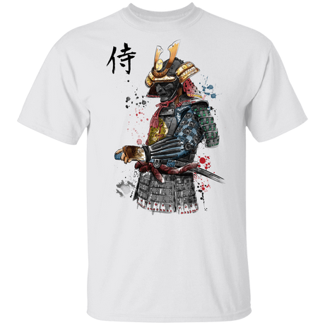 T-Shirts White / YXS Samurai Watercolor Youth T-Shirt