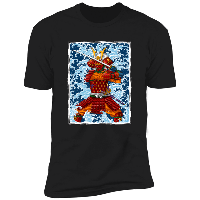 T-Shirts Black / X-Small Samurai Wave Men's Premium T-Shirt