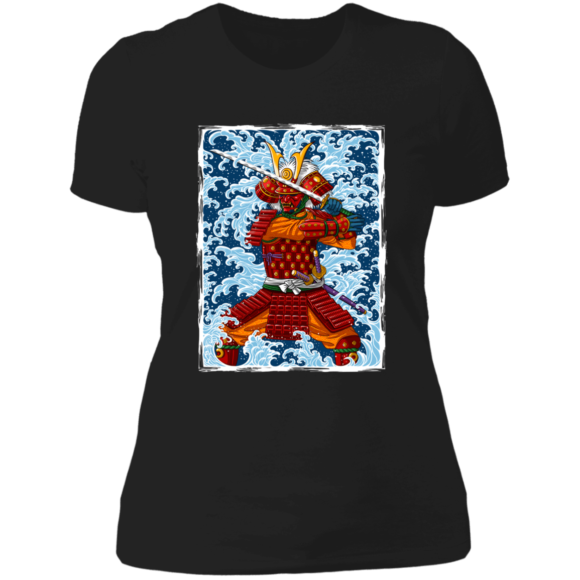 T-Shirts Black / X-Small Samurai Wave Women's Premium T-Shirt