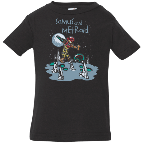 T-Shirts Black / 6 Months Samus and Metroid Infant Premium T-Shirt