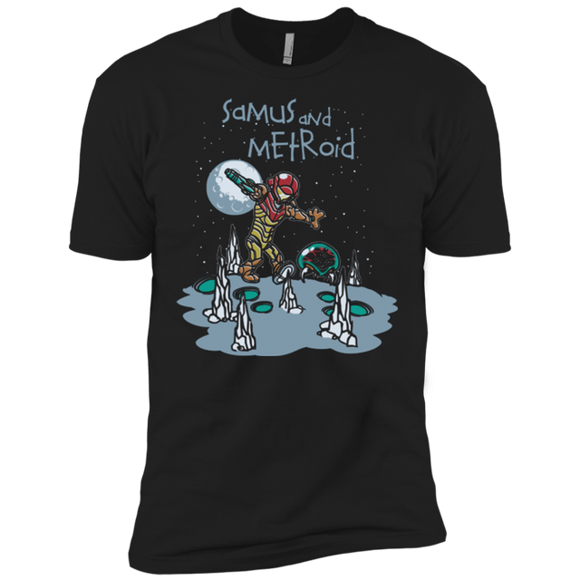 T-Shirts Black / X-Small Samus and Metroid Men's Premium T-Shirt