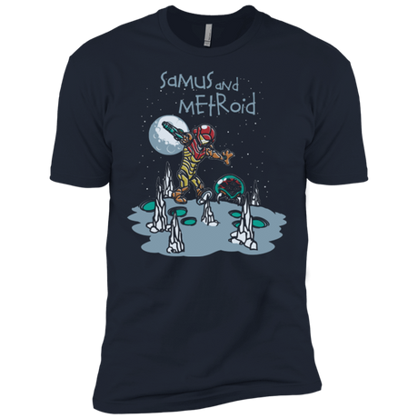T-Shirts Midnight Navy / X-Small Samus and Metroid Men's Premium T-Shirt