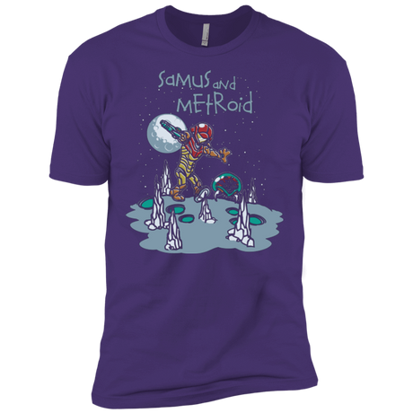 T-Shirts Purple / X-Small Samus and Metroid Men's Premium T-Shirt