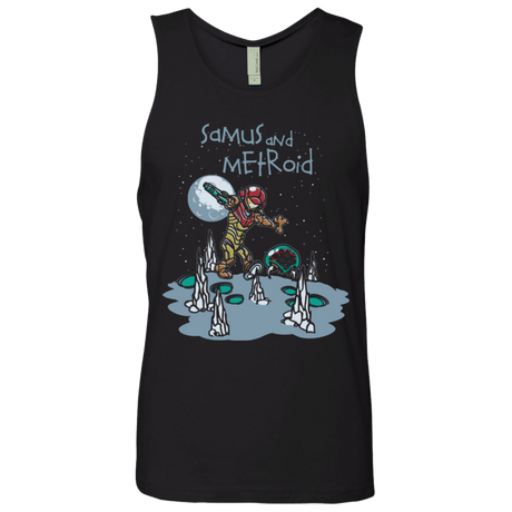 T-Shirts Black / Small Samus and Metroid Men's Premium Tank Top