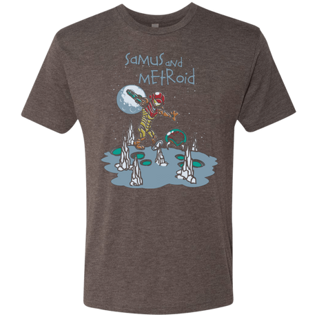 T-Shirts Macchiato / Small Samus and Metroid Men's Triblend T-Shirt