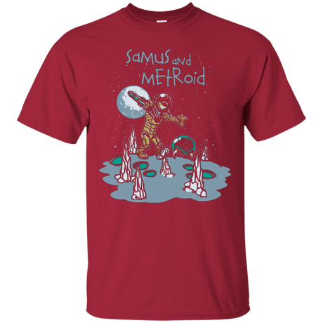 T-Shirts Cardinal / Small Samus and Metroid T-Shirt