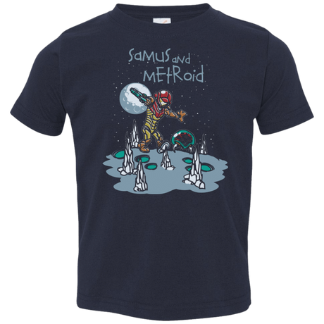 T-Shirts Navy / 2T Samus and Metroid Toddler Premium T-Shirt