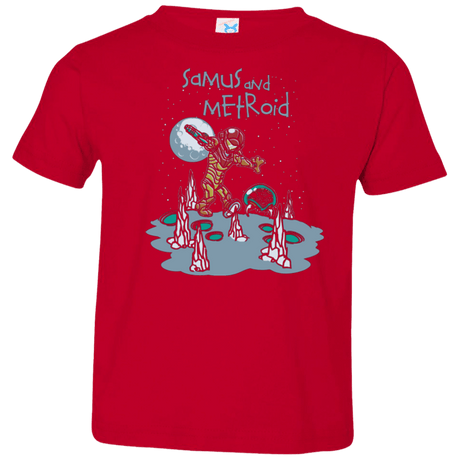 T-Shirts Red / 2T Samus and Metroid Toddler Premium T-Shirt