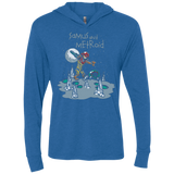 T-Shirts Vintage Royal / X-Small Samus and Metroid Triblend Long Sleeve Hoodie Tee