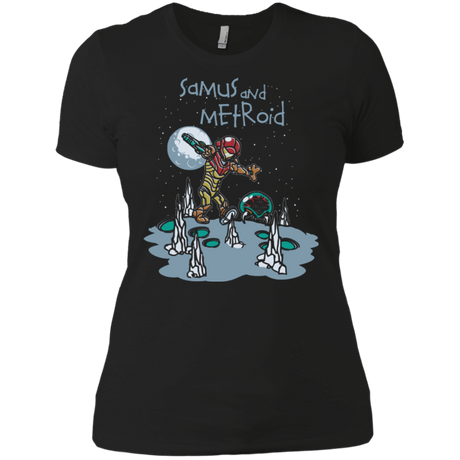 T-Shirts Black / X-Small Samus and Metroid Women's Premium T-Shirt