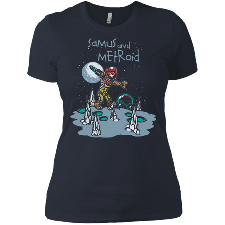 T-Shirts Indigo / X-Small Samus and Metroid Women's Premium T-Shirt